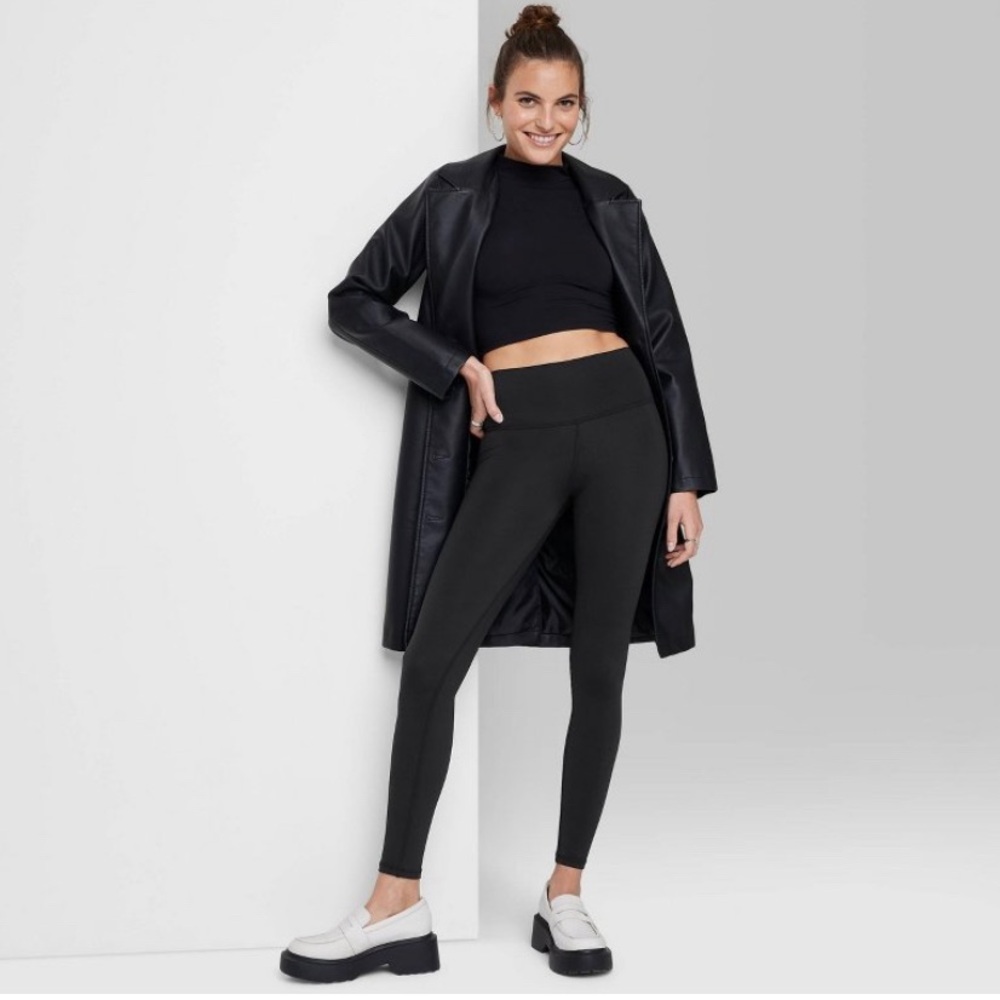 wild fable Black ButterBliss High Waisted Leggings XS